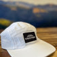 Timpanogos Hiking Co. -  5-panel Water-Repellant Nylon Camp Hat (White)