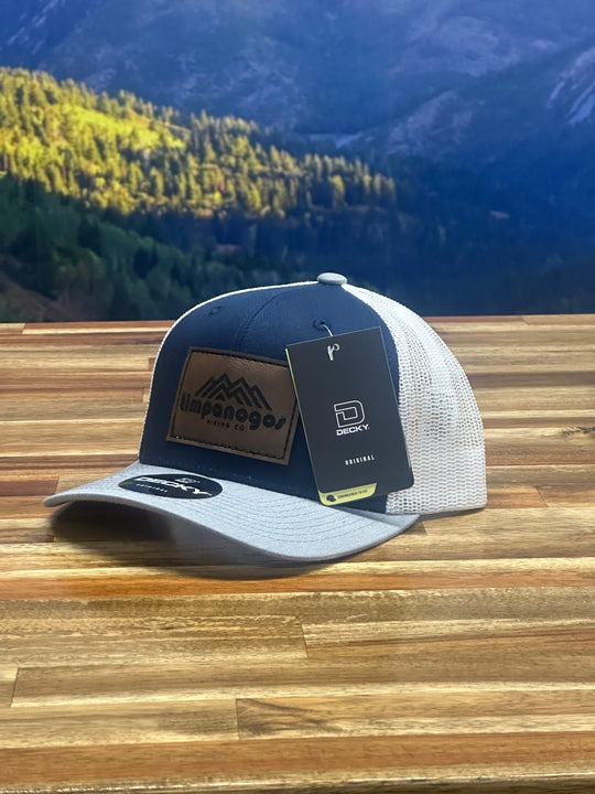 Timpanogos (OFFICIAL) Decky Hat - Heather Grey/Navy/White