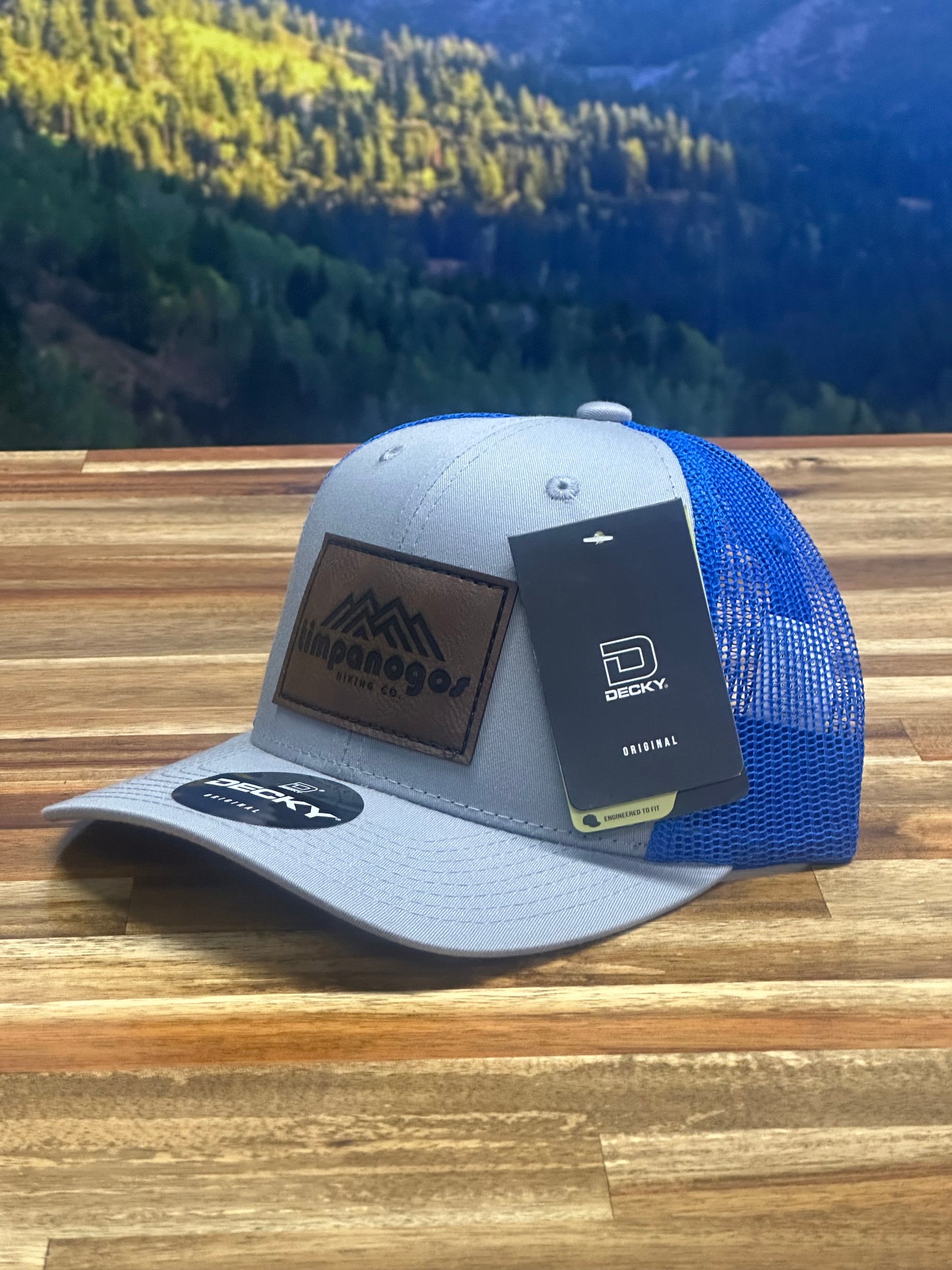 Timpanogos (OFFICIAL) Decky Hat - Grey/Royal