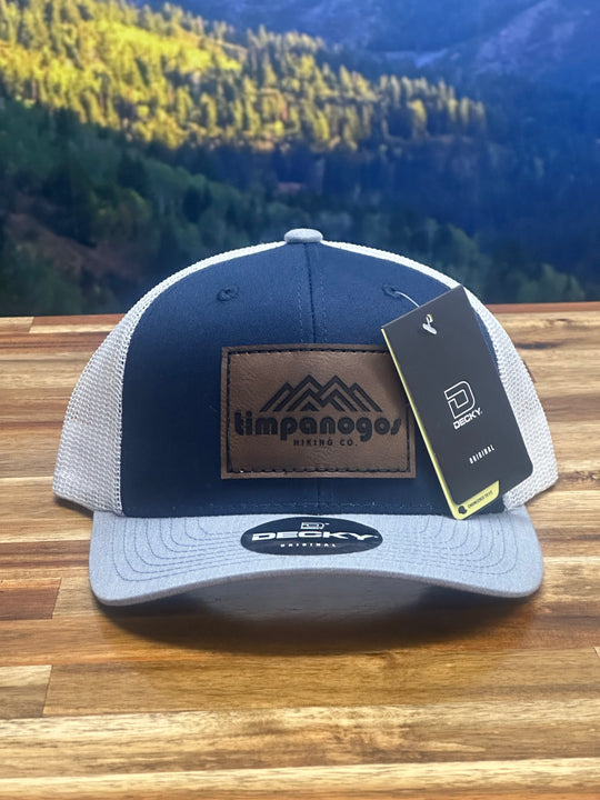 Timpanogos (OFFICIAL) Decky Hat - Heather Grey/Navy/White