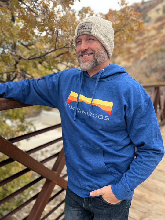 Retro Mountain Classic - Mountain Blend Hoodie