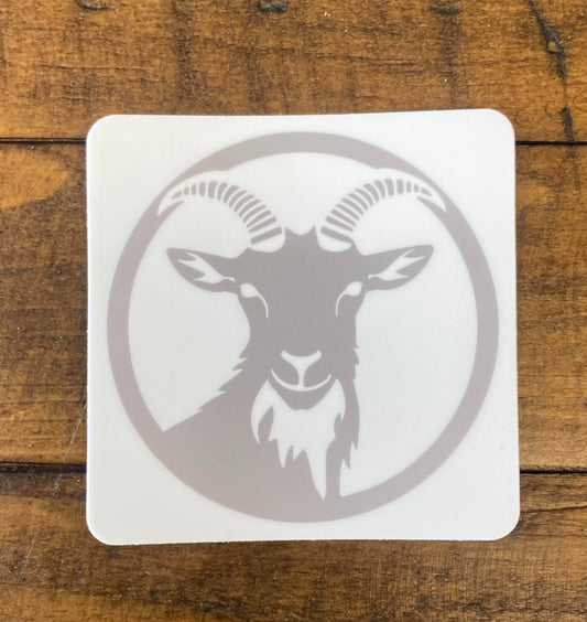Custom Die Cut Sticker (3 x 3) - Goat Energy
