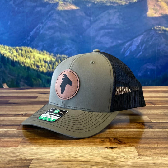 Goat Richardson 112 Hat - Military Green & Black