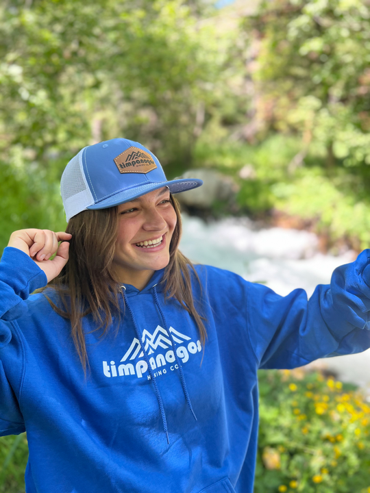 Timpanogos Hiking Co. - Champion Powerblend Hoodie (Royal Blue)