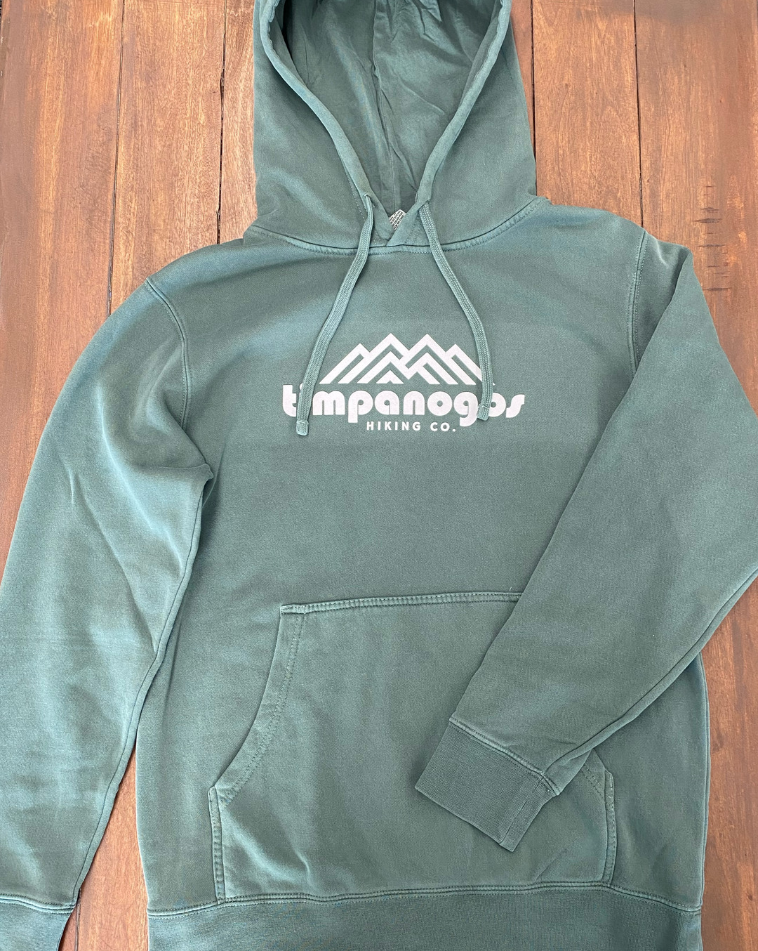 Timpanogos Hiking Co. - Vintage Mountain Blend Hoodie (Alpine Green)