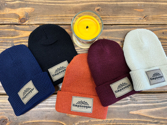 Patch Waffle Knit Beanie - Timpanogos Hiking Co.