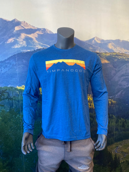 Retro Mountain Classic (warm) - Premium Long Sleeve T-Shirt