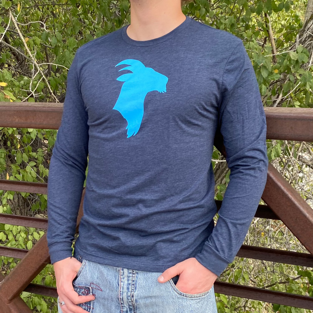 Blue Goat - Premium Long Sleeve T-Shirt