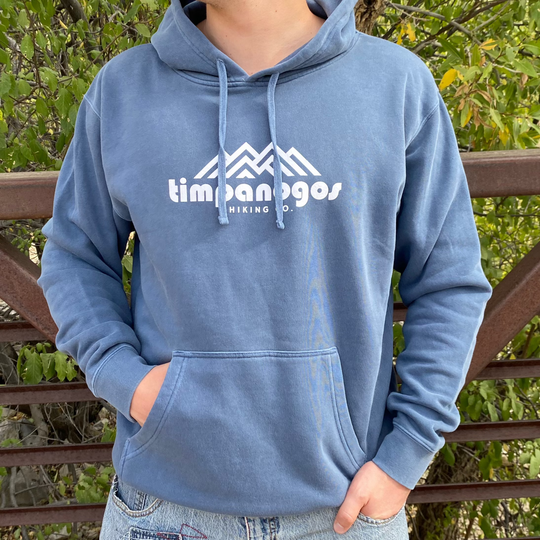 Timpanogos Hiking Co. - Vintage Mountain Blend Hoodie (Slate Blue)