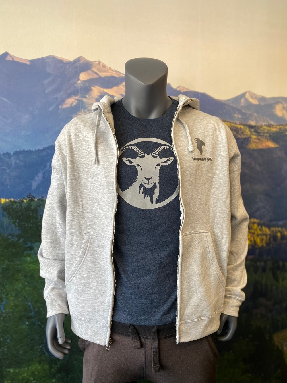 Goat (Timpanogos) - Midweight Zip Hoodie