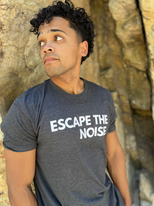 Escape the Noise - Premium Graphic Tee