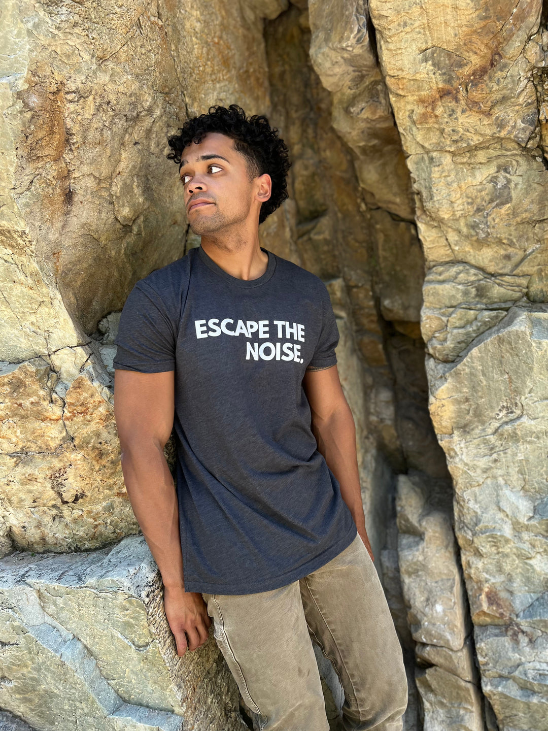 Escape the Noise - Premium Graphic Tee