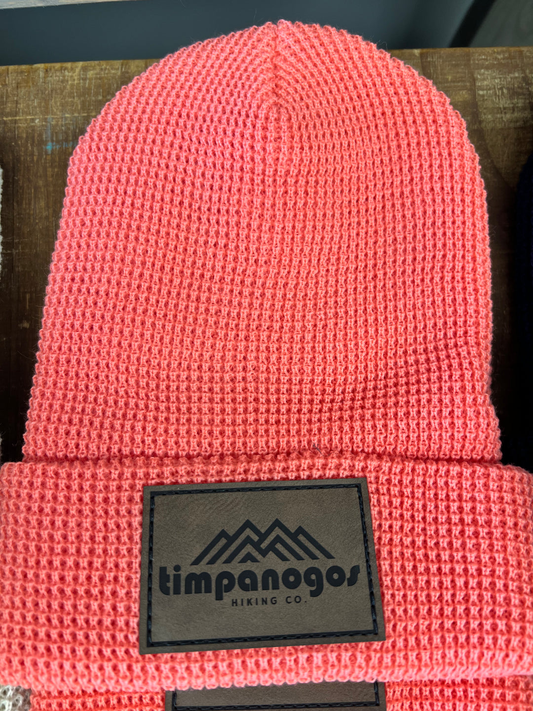 Patch Waffle Knit Beanie - Timpanogos Hiking Co.