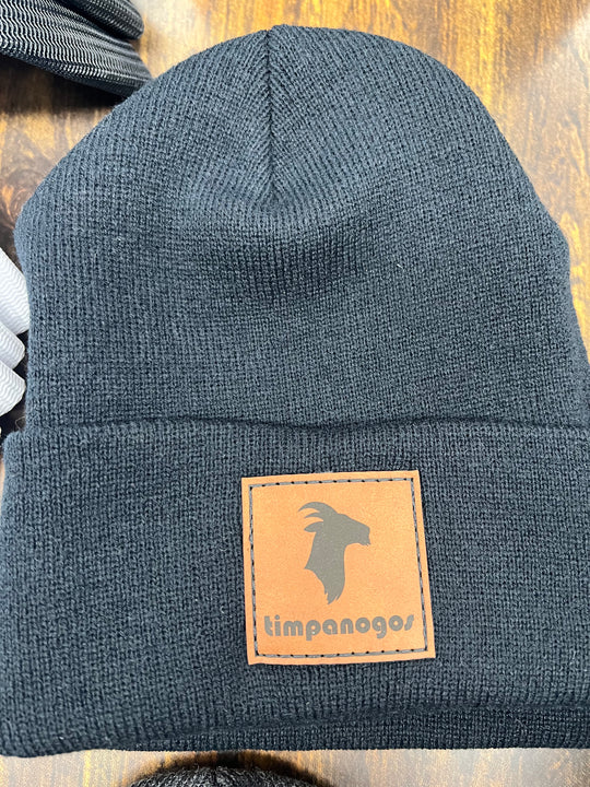 Cuffed Knit Patch Beanie - Timpanogos Goat