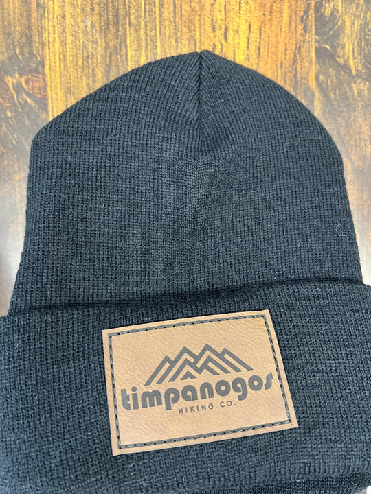 Cuffed Knit Patch Beanie - Timpanogos Hiking Co.