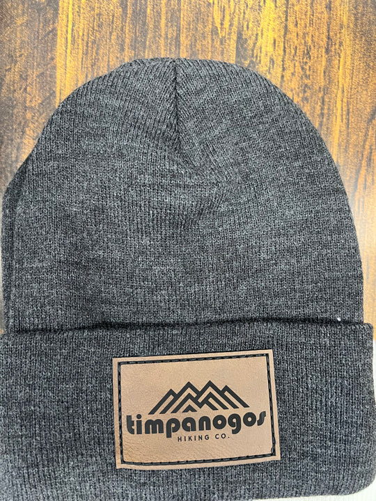 Cuffed Knit Patch Beanie - Timpanogos Hiking Co.