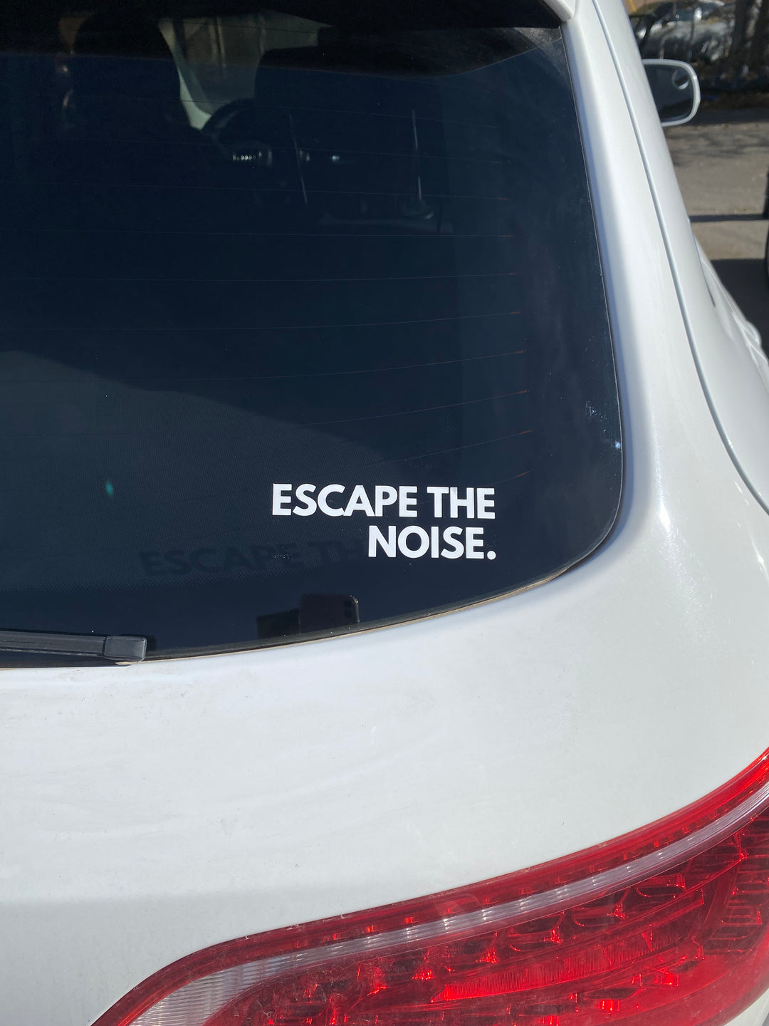 Escape the Noise Decal Sticker