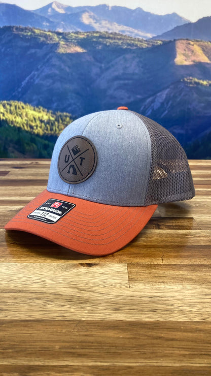 Utah X Richardson 112 Hat - Burnt Orange & Grey