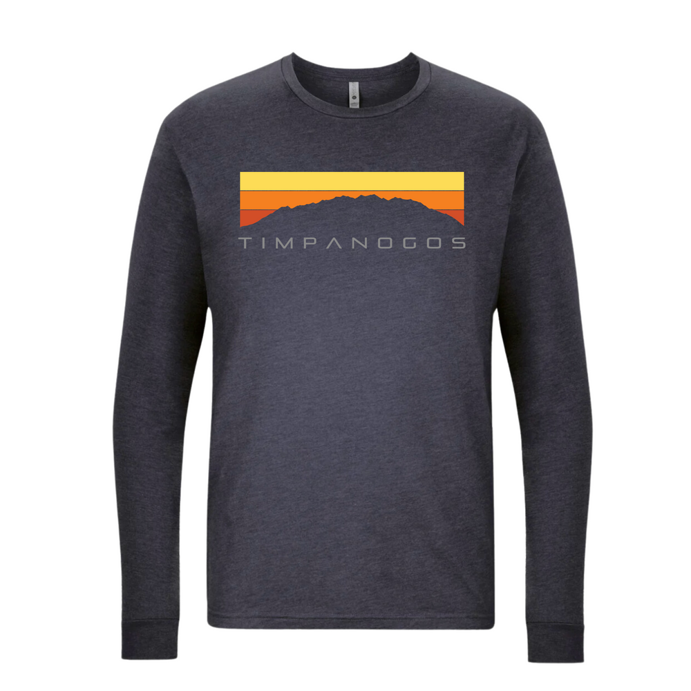 Retro Mountain Classic (warm) - Premium Long Sleeve Shirt