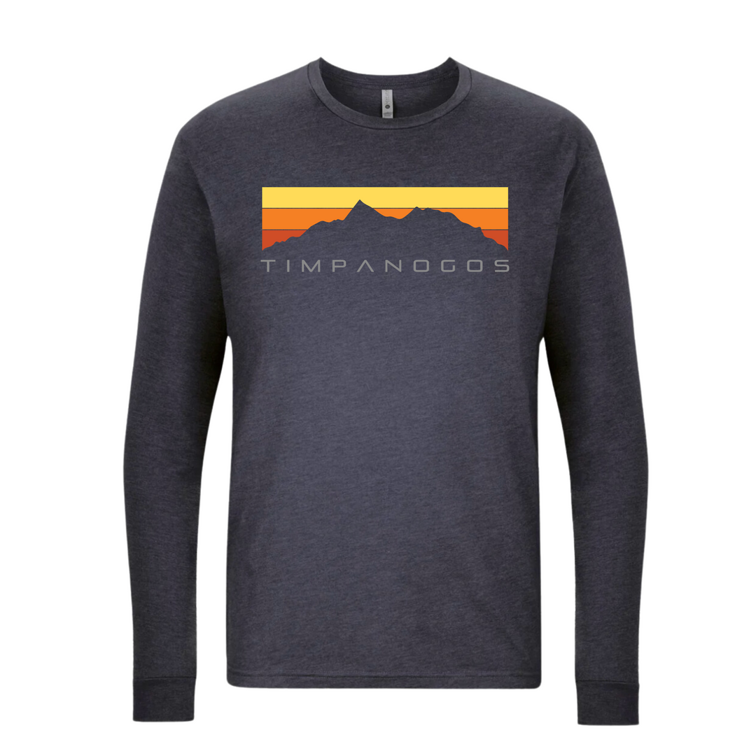 Retro Mountain Classic (warm) - Premium Long Sleeve T-Shirt