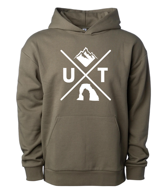 Utah X - Stringless Mountain Blend Hoodie