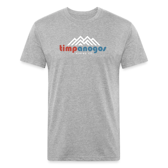 Retro Red, White, and Blue - Premium Graphic Tee - heather gray