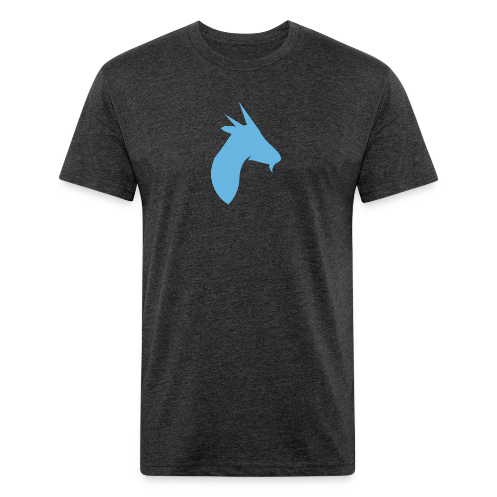 Blue Goat - Premium Graphic Tee - heather black