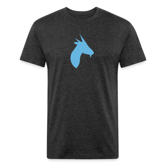 Blue Goat - Premium Graphic Tee - heather black