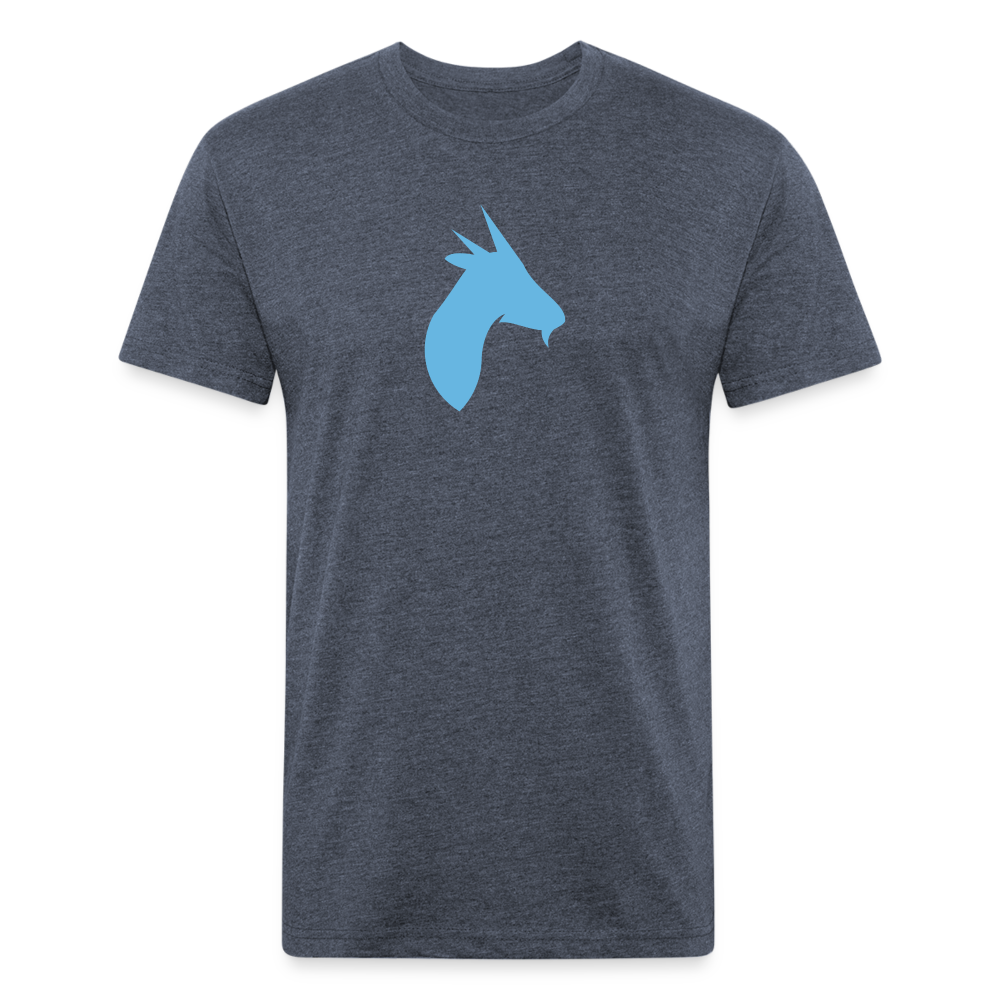 Blue Goat - Premium Graphic Tee - heather navy