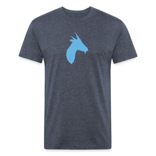 Blue Goat - Premium Graphic Tee - heather navy