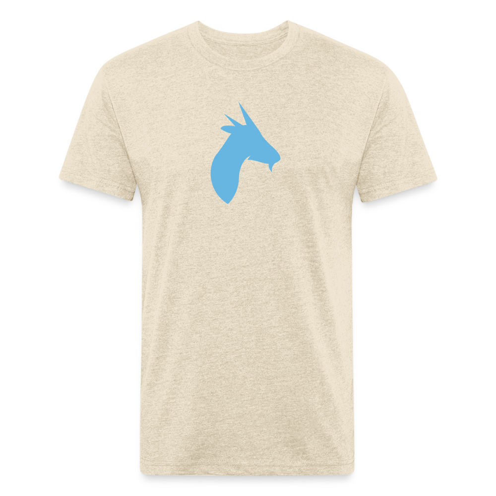 Blue Goat - Premium Graphic Tee - heather cream