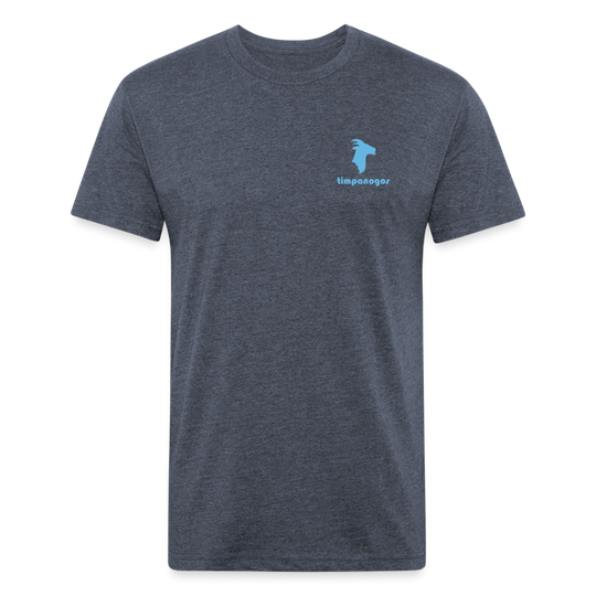 Blue Goat (Timpanogos) - Premium Graphic Tee - heather navy