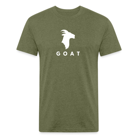 GOAT - Premium Graphic Tee - heather military green