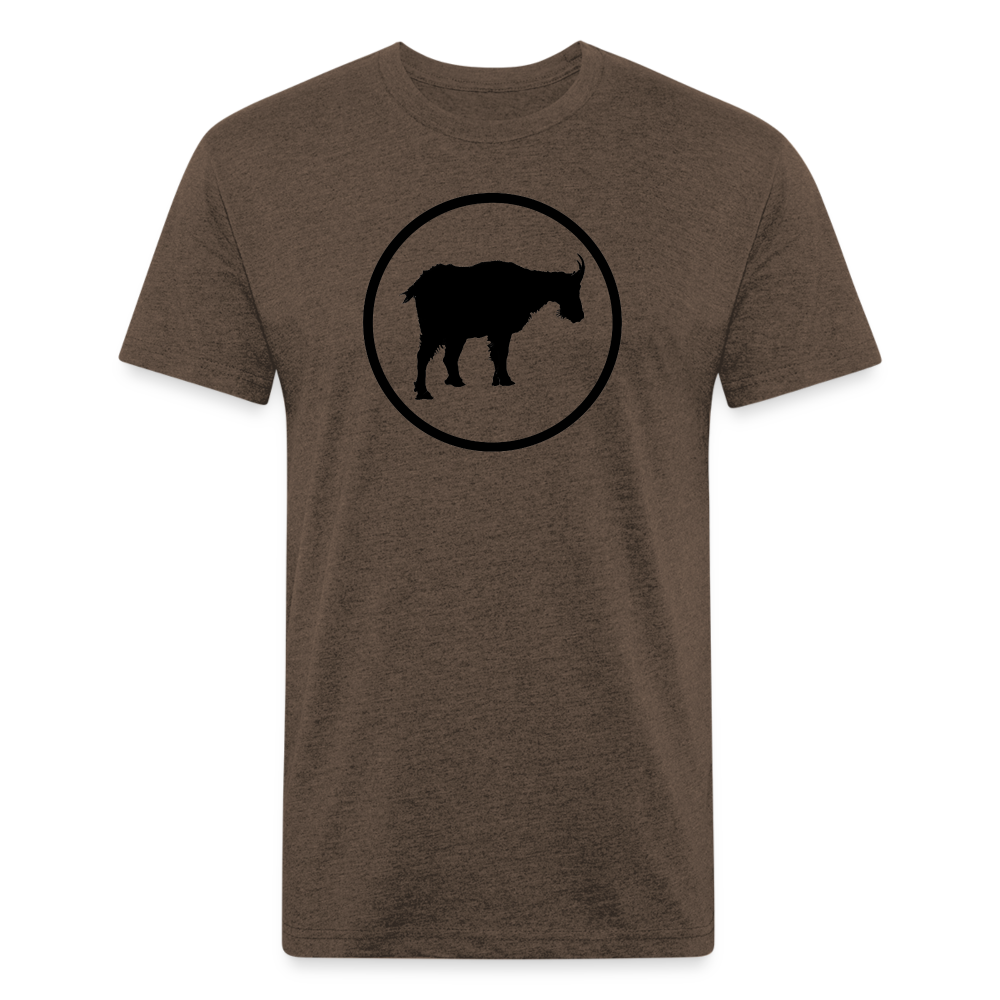 Mountain Goat - Premium Graphic Tee - heather espresso