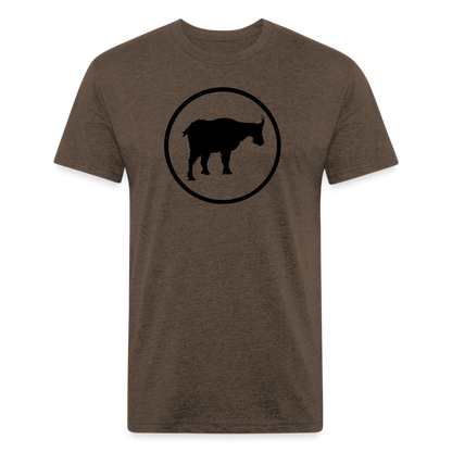 Mountain Goat - Premium Graphic Tee - heather espresso