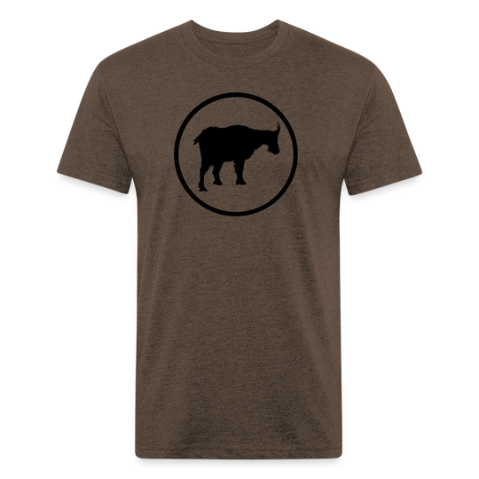 Mountain Goat - Premium Graphic Tee - heather espresso