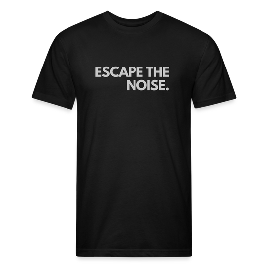 Escape the Noise - Premium Graphic Tee - black