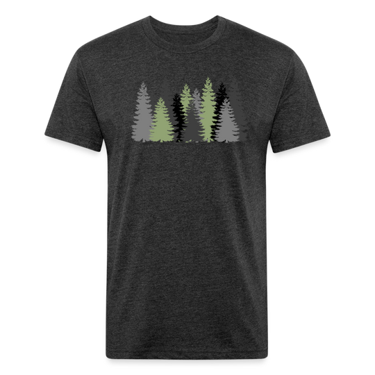 Trees- Premium Graphic Tee - heather black