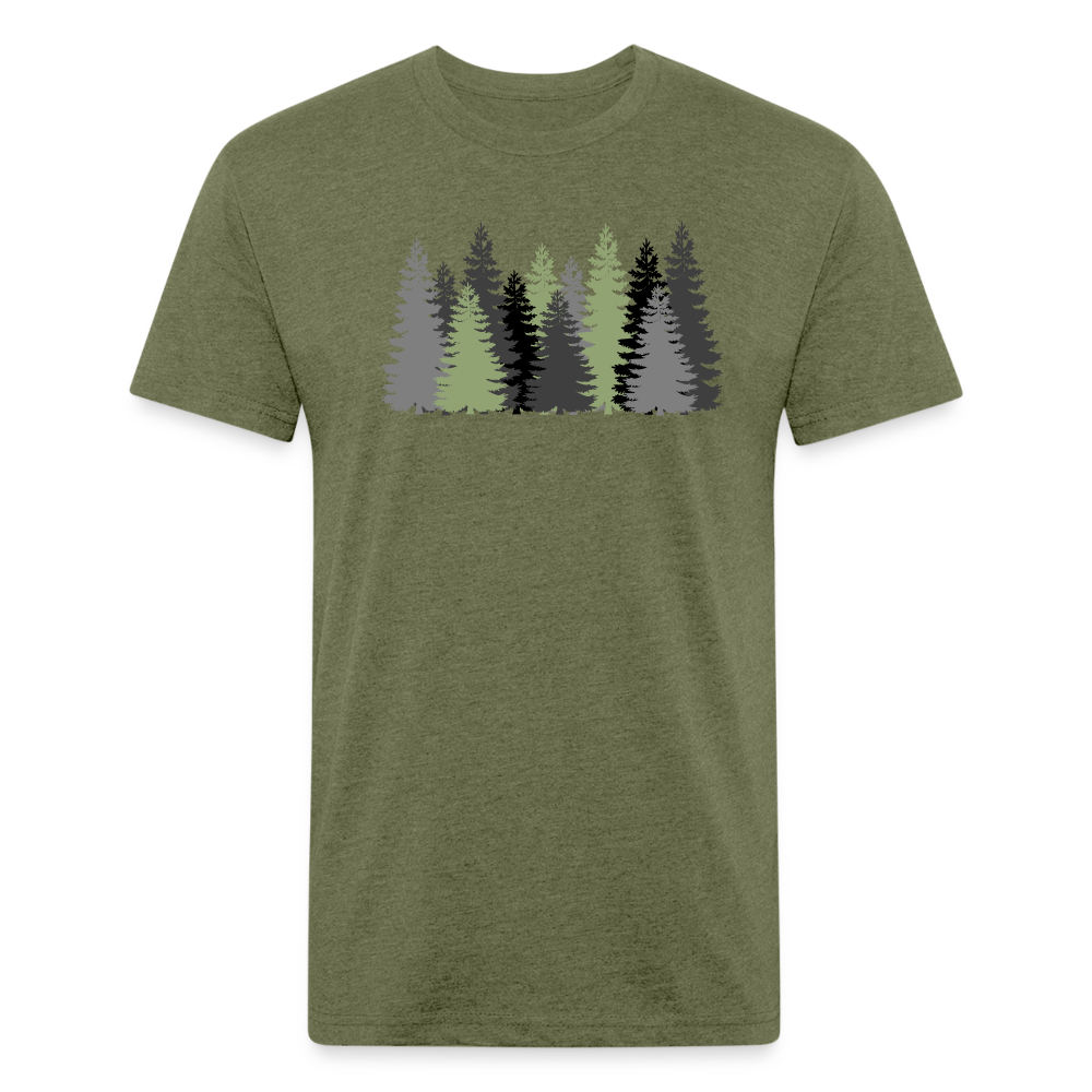 Trees- Premium Graphic Tee - heather military green