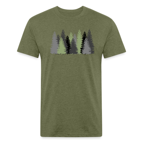 Trees- Premium Graphic Tee - heather military green