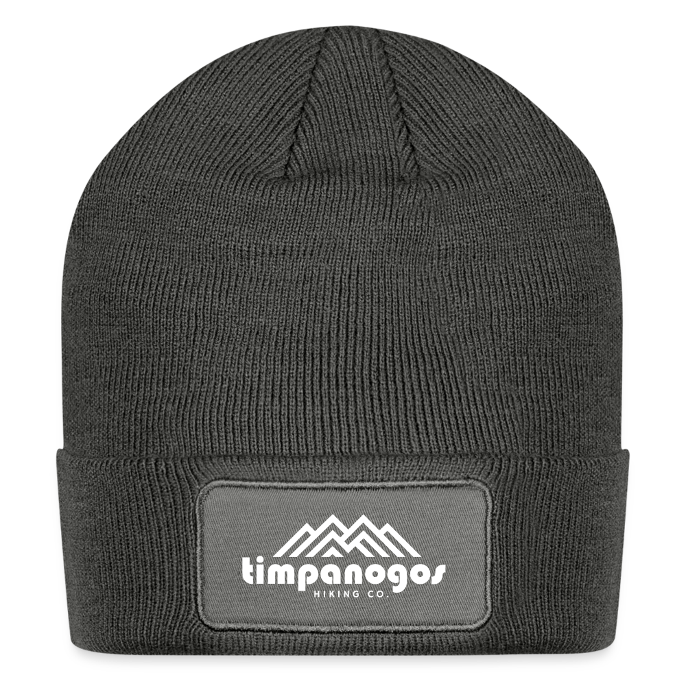 Patch Beanie - Timpanogos Hiking Co. - charcoal grey