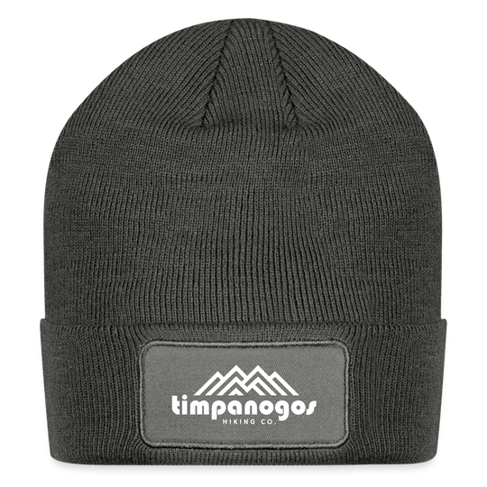 Patch Beanie - Timpanogos Hiking Co. - charcoal grey