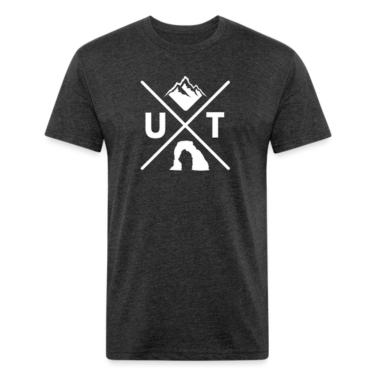 Utah X - Premium Graphic Tee - heather black