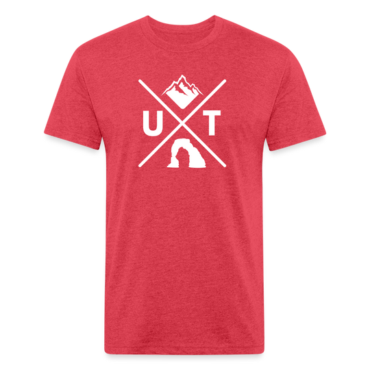 Utah X - Premium Graphic Tee - heather red