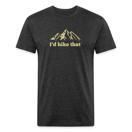 I'd Hike That - Premium Graphic Tee - heather black