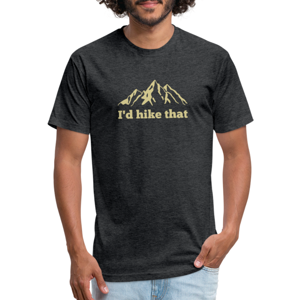 I'd Hike That - Premium Graphic Tee - heather black