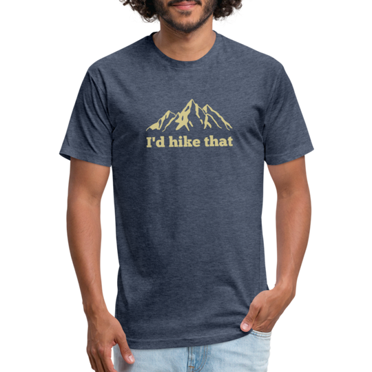 I'd Hike That - Premium Graphic Tee - heather navy