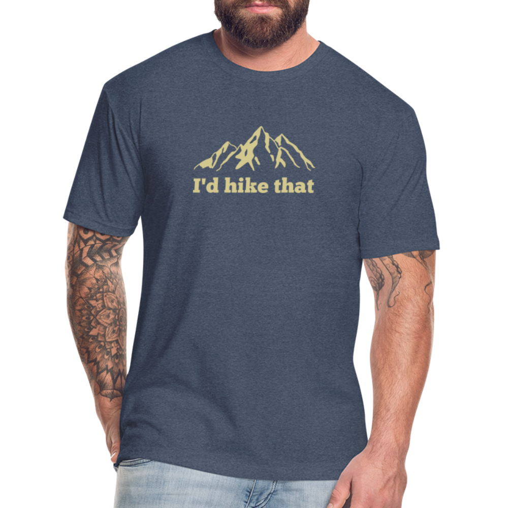 I'd Hike That - Premium Graphic Tee - heather navy