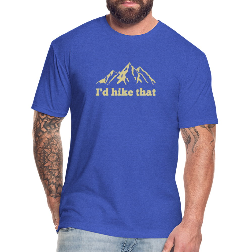 I'd Hike That - Premium Graphic Tee - heather royal