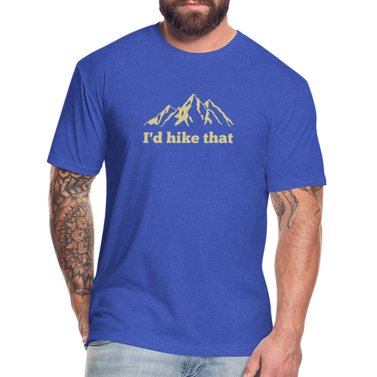 I'd Hike That - Premium Graphic Tee - heather royal